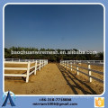 High quality 2 rails, 3 rails and 4 rails white PVC Horse fence, ranch fence, white vinyl farm fence